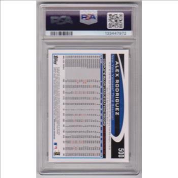 Graded PSA Gem Mint 10 - Alex Rodriguez 2012 Topps #500 Card