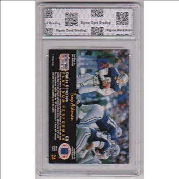 Graded Sigma Mint 8.5  - Troy Aikman 1991 Pro Set Platinum #24 Card