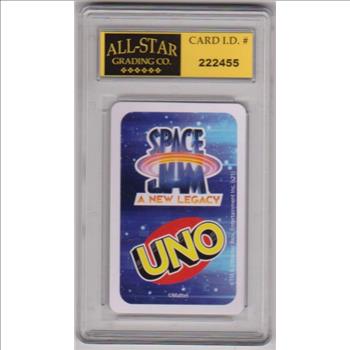 Graded 10 - Lebron James 2020 Uno Space Jam Playing Card