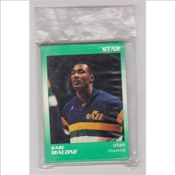 Sealed - 1990 Star Karl Malone 11 Card Bagged Set