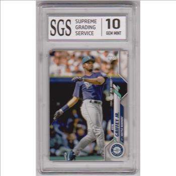 Graded Gem Mint 10 - Ken Griffey, Jr. 2020 Topps Update #U-150 Card