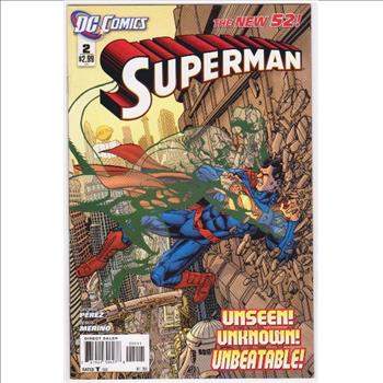 2011 DC Comics SUPERMAN THE NEW 52! #2 Issue 