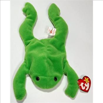 1993 Ty Beanie Baby LEGS THE FROG - With Original Tags