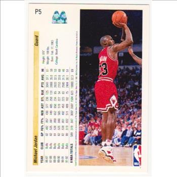 1992-93 Upper Deck McDonald's Michael Jordan #P5