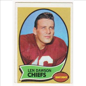 1970 Topps Len Dawson #1 Card - HOF'er