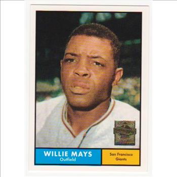 Willie Mays 1961 Topps #150 Commemorative Card - 1997 Topps #14 Insert Card