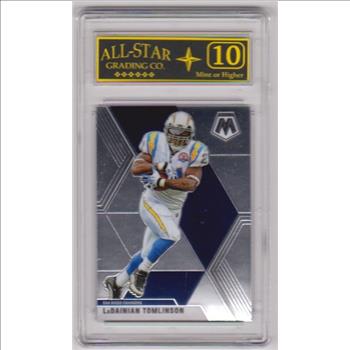 Graded 10 - LaDainian Tomlinson 2020 Panini Mosaic #113 Card