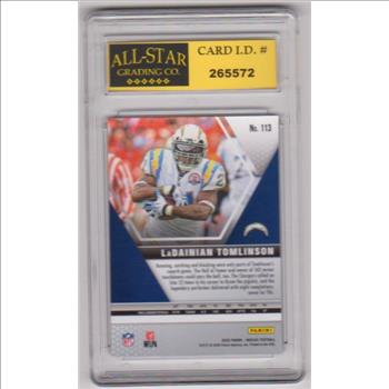 Graded 10 - LaDainian Tomlinson 2020 Panini Mosaic #113 Card