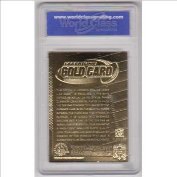 Graded Gem Mint 10 - Tom Brady 2003 Merrick Mint 23 Kt Gold Card