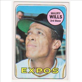 1969 Topps Maury Wills #45 Card
