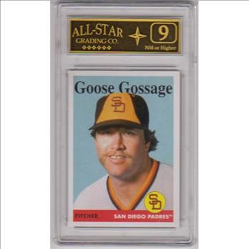 Graded 9 - Goose Gossage 2019 Topps Archives #67 Card