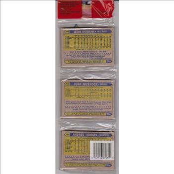 1987 Topps Baseball 49 Card Rack Pack w/ Fernando Valenzuela On Front