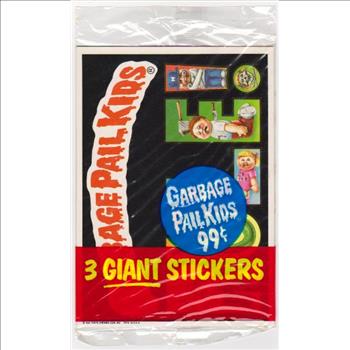 Sealed - 1986 Topps Garbage Pail Kids Giant Stickers Unopened Pack