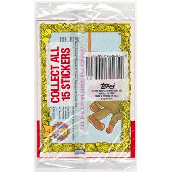 Sealed - 1986 Topps Garbage Pail Kids Giant Stickers Unopened Pack