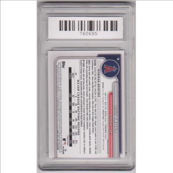 Graded Gem Mint 10 - Mike Trout 2024 Bowman #19 Card