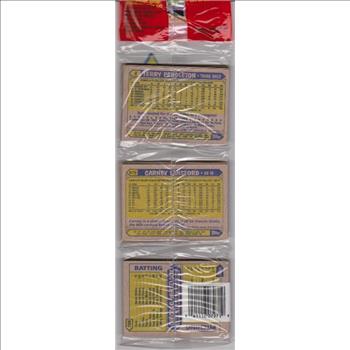 1987 Topps Baseball 49 Card Rack Pack w/ Keith Hernandez On Front