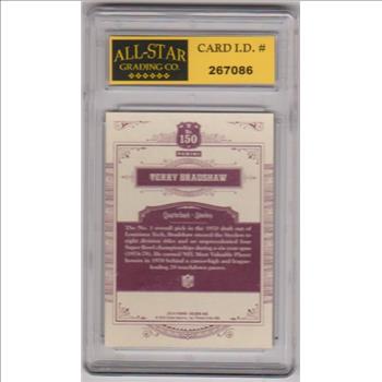 Graded 9 - Terry Bradshaw 2014 Panini Golden Age #150 Card