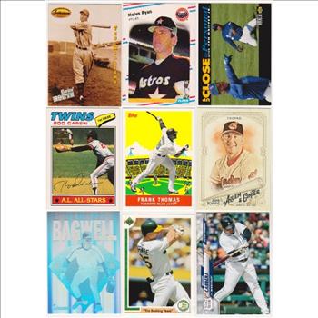 Baseball Card Collection 1988-2020 w/ Ted Williams, Nolan Ryan + More