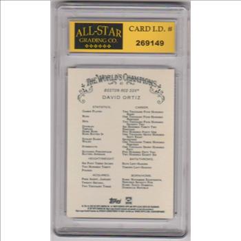 Graded 10 - David Ortiz 2020 Topps Allen & Ginter #41 Card
