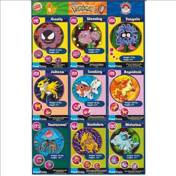 1999 Pokemon Master Trainer Collector Set Uncut 9 Card Uncut #11 Sheet