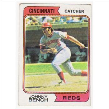 1974 Topps Johnny Bench #10 Card - HOF'er