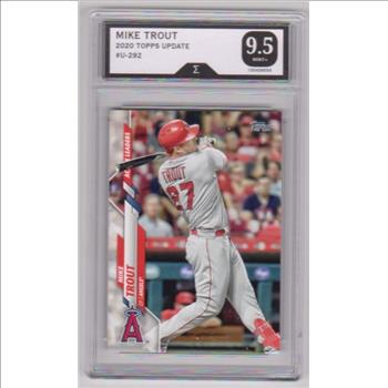 Graded Sigma Mint+ 9.5 - Mike Trout 2020 Topps Update #U-292 Card