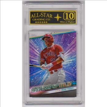 Graded 10 - Mike Trout 2024 Topps Stars Of MLB #SMLB-2 Insert Card