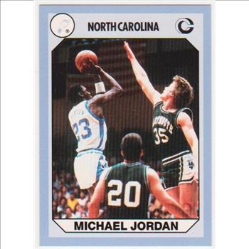 Michael Jordan 1990 North Carolina #61 College Card