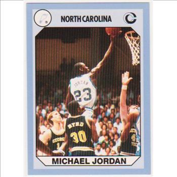 Michael Jordan 1990 North Carolina #89 College Card