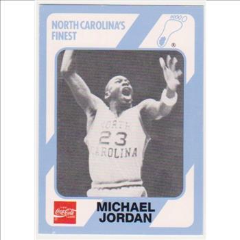 Michael Jordan 1989 North Carolina #65 College Card