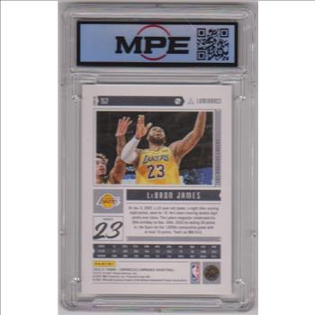 Graded MPE Mint+ 9.5 - Lebron James 2020-21 Panini Chronicles Luminance #152 Card