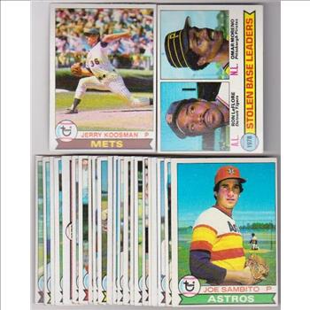25 Different 1979 Topps Baseball Cards - Jerry Koosman + More