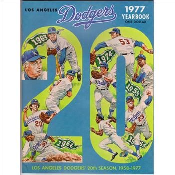 1977 L.A. Dodgers Yearbook 20th Anniversary Issue