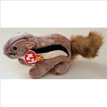 1999 Ty Beanie Baby CHIPPER THE CHIPMUNK - New With Tags