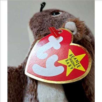 1999 Ty Beanie Baby CHIPPER THE CHIPMUNK - New With Tags