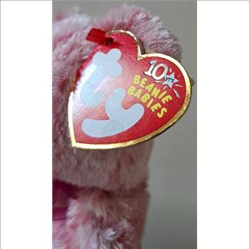 2002 Ty Beanie Baby Smitten The Black Nose Bear - With Original Tags