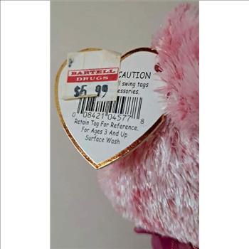 2002 Ty Beanie Baby Smitten The Black Nose Bear - With Original Tags