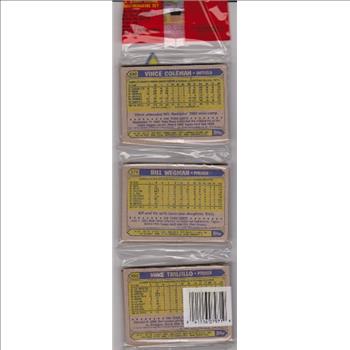 1987 Topps Baseball 49 Card Rack Pack w/ Gary Carter On Front