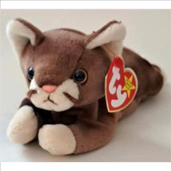 1997 Ty Beanie Baby POUNCE THE CAT - New With Tags