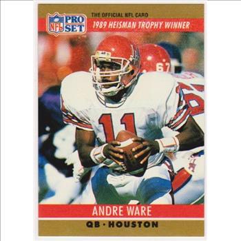 Wrong Front Error - Bo Jackson 1990 Pro Set Football Card