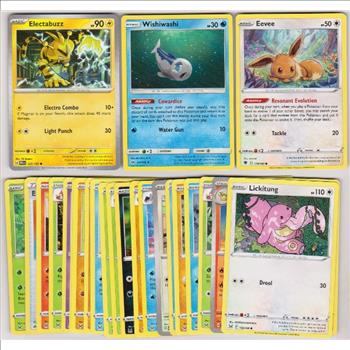 25 Different Pokemon Trading Cards w/ Electabuzz + More