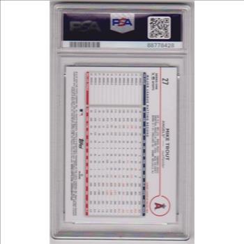 Graded PSA Mint 9 - Mike Trout 2024 Topps #27 Card