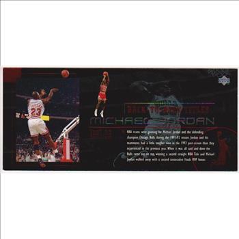 1999 Upper Deck Michael Jordan Career Set Jumbo #CC2 Card