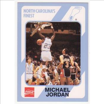 Michael Jordan 1989 North Carolina #15 College Card