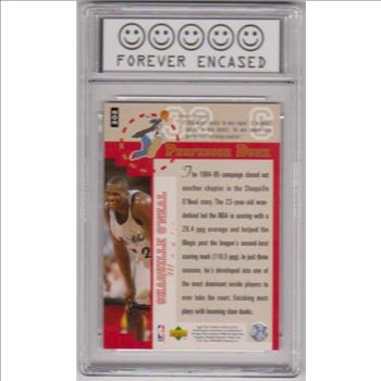 Labeled Gem Mint 10 - Shaquille O'Neal 1995-96 Collector's Choice Players Club #202 Insert Card