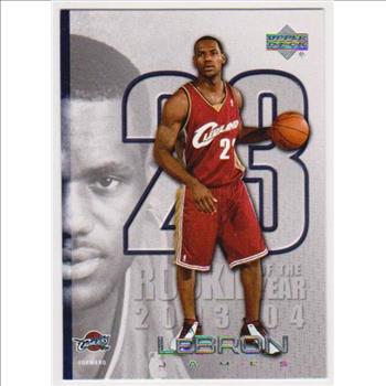 2004 upper deck lebron james rookie card