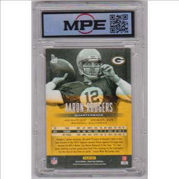 Graded MPE Mint 9 - Aaron Rodgers 2014 Panini Prestige #138 Card