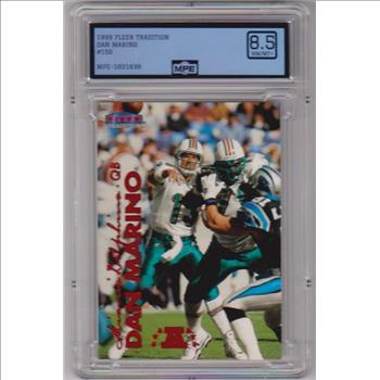 Graded MPE NM/MT+ 8.5 - Dan Marino 1999 Fleer Tradition #150 Card