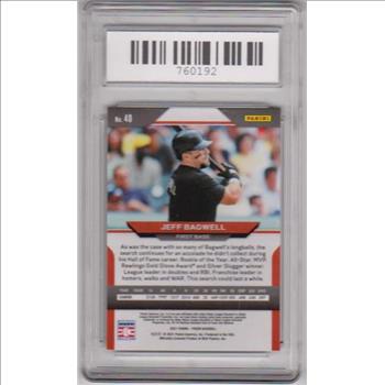 Graded Mint 9 - Jeff Bagwell 2021 Panini Prizm #40 Card