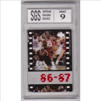 Graded Mint 9 - Michael Jordan 1998 Upper Deck Living Legends #13 Card